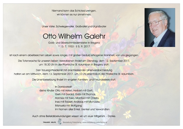 Otto Wilhelm Galehr
